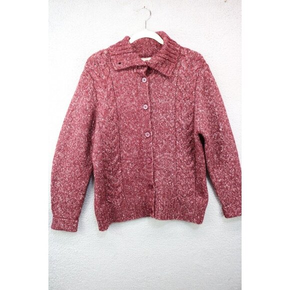 L.L. Bean Long Sleeve Wool Blend Sweater-Size Large - Picture 1 of 11